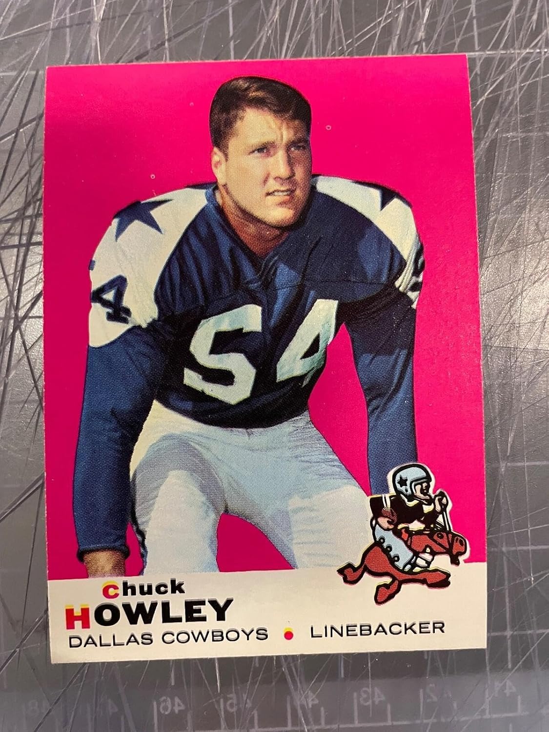 1969 Topps #97 Chuck Howley Dallas Cowboys Football Card Nm/mt - Unsigned Football Cards