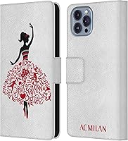 Vista 36 de Head Case Designs Funda de piel con licencia oficial de AC Milan Dream Big Children compatible con Apple iPhone 13 Mini