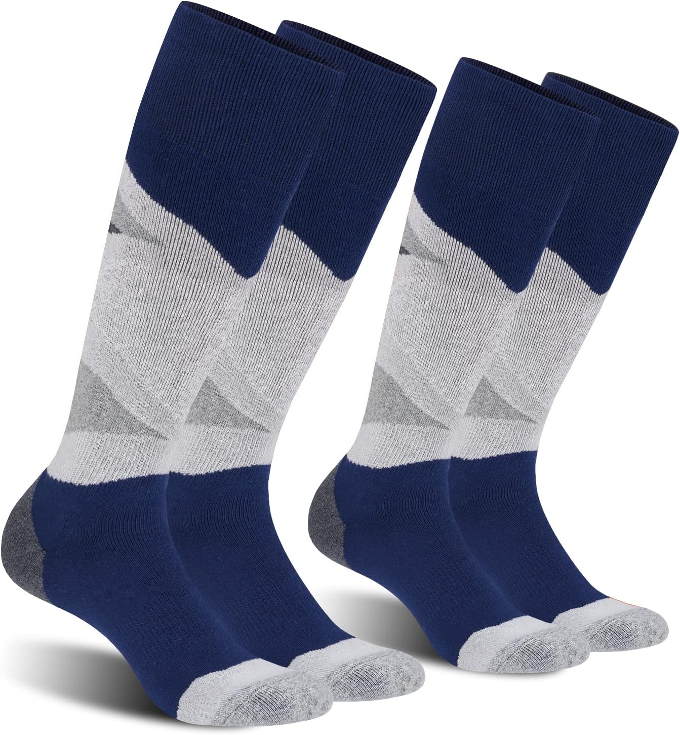 CS CELERSPORT 2/3 Pack Ski Socks for Womens and Mens with Full Cushion, Wool Winter Warm Socks for Skiing Snowboarding