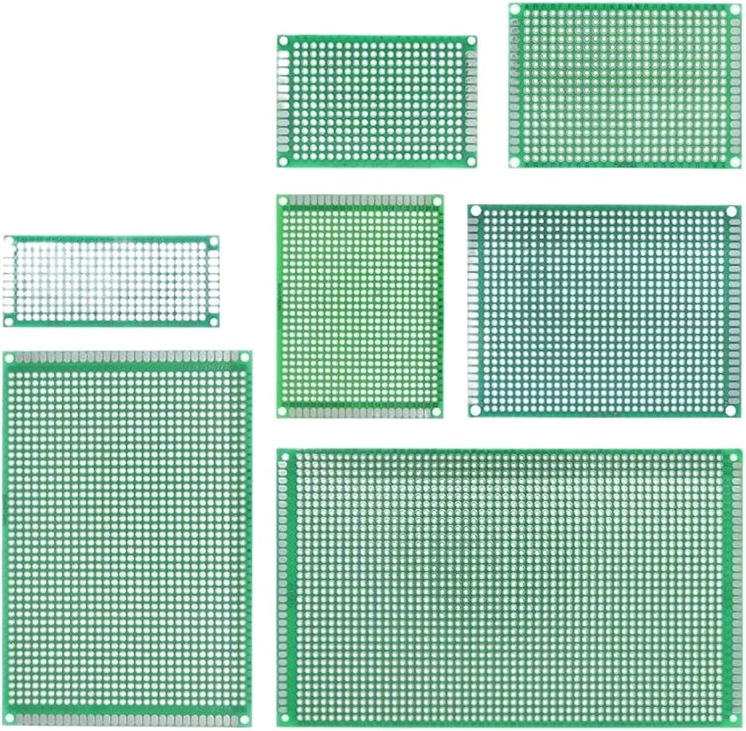 2x8 3x7 4x6 5x7 6x8 7x9 8x12 9x15 cm Double Side Prototype DIY Universal Circuit Board Protoboard for(8X12 Double Side PCB,1pcs)