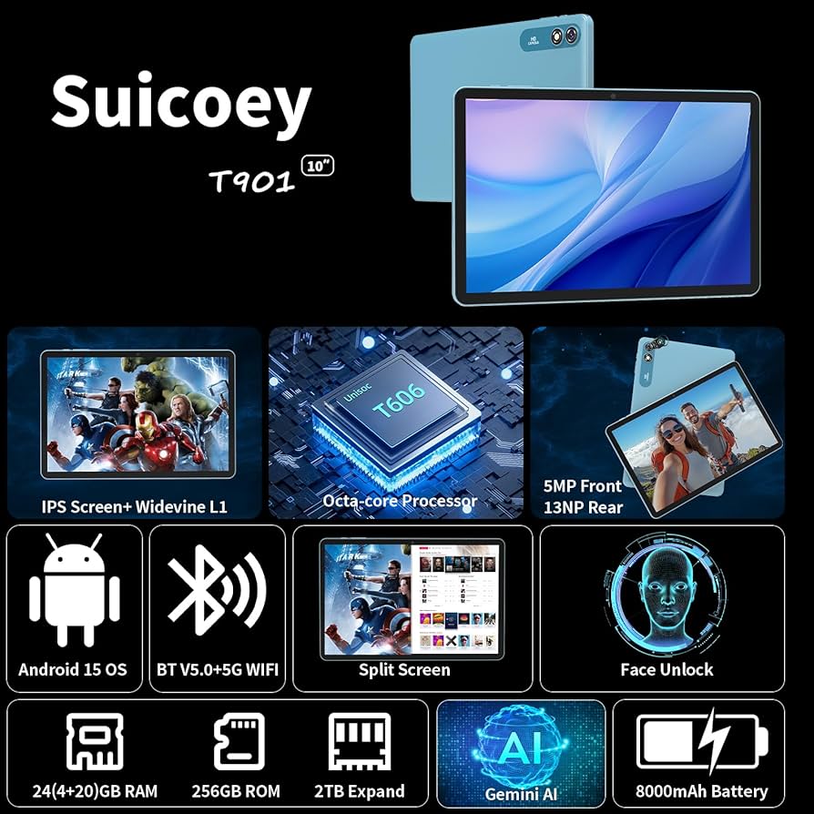 タブレット 10インチ 24GB RAM(8+16)+256GB ROM+2TB Amazon.com : Tablet with Keyboard - 24GB RAM+256GB ROM(2TB