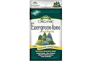 Organic Evergreen-Tone 4-3-4 Natural & Organic Fertilizer and Plant Food for Evergreen Trees & Shrubs