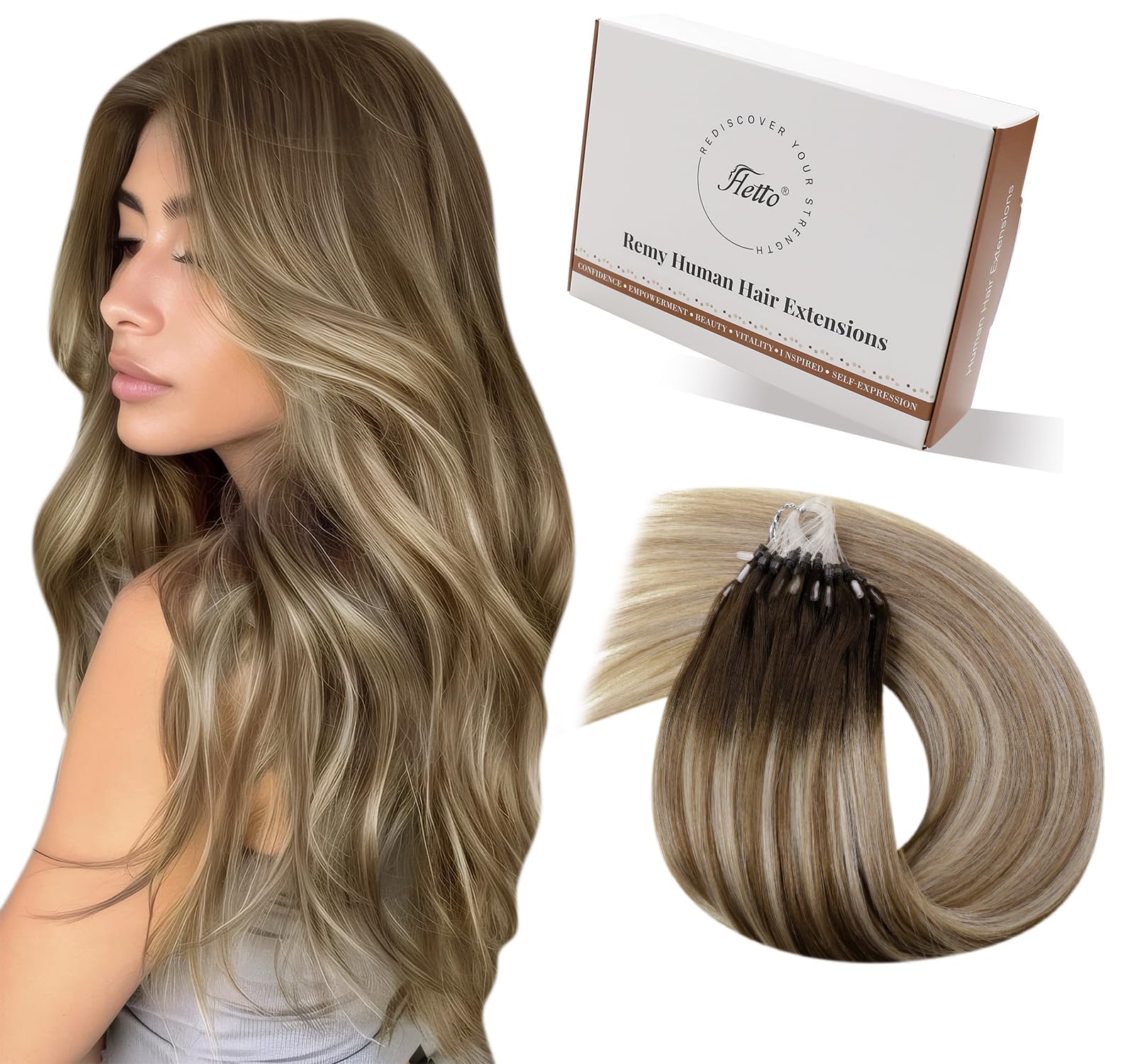 Hetto Echthaar Extensions Remy