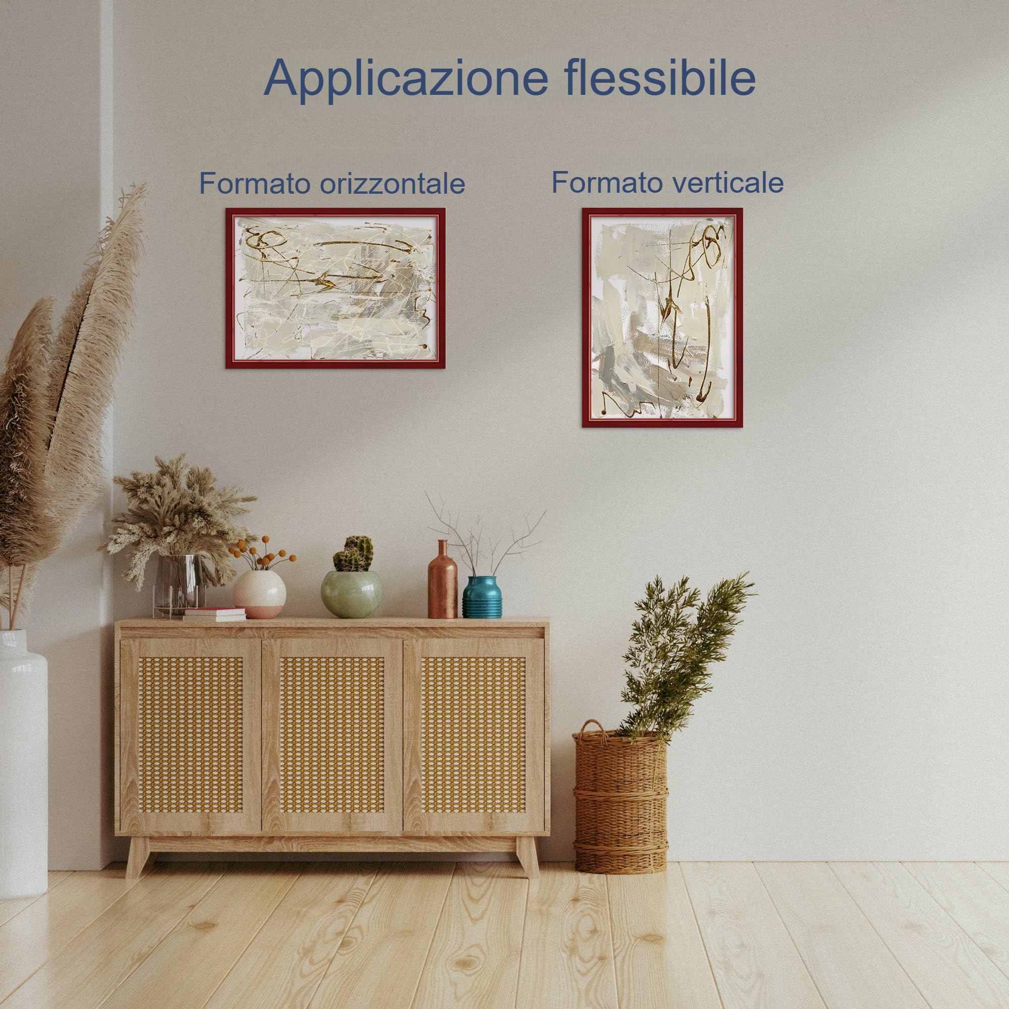 WANDStyle cornice foto legno rustico, cornici da parete, cornice 30x42 cm