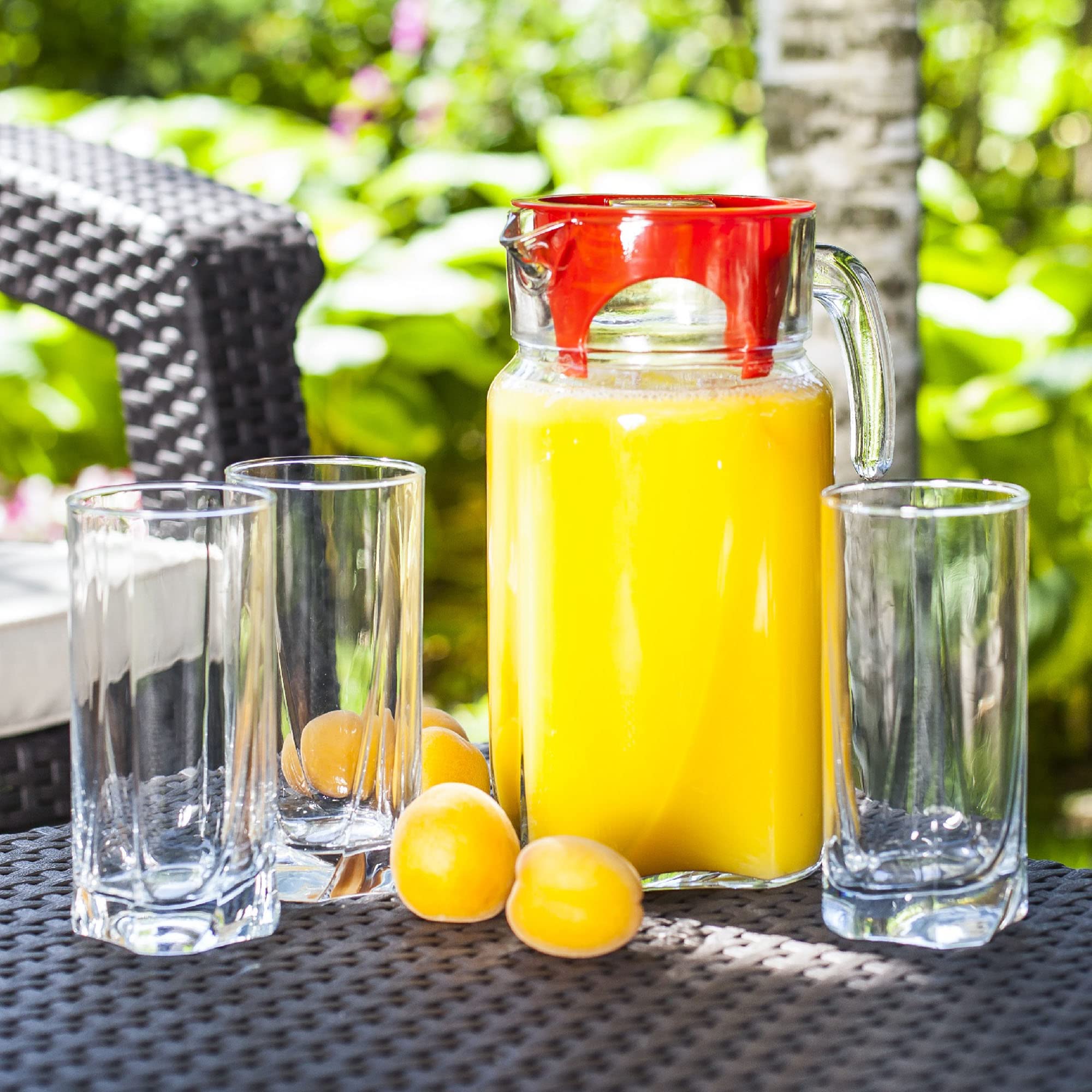 KADAX Verres à Boire pour Toutes les Occasions, Verres Transparents pour Jus, Cocktails, Eau et Soda d'une Élégance Incomparable (380 ml, Lot de 12)