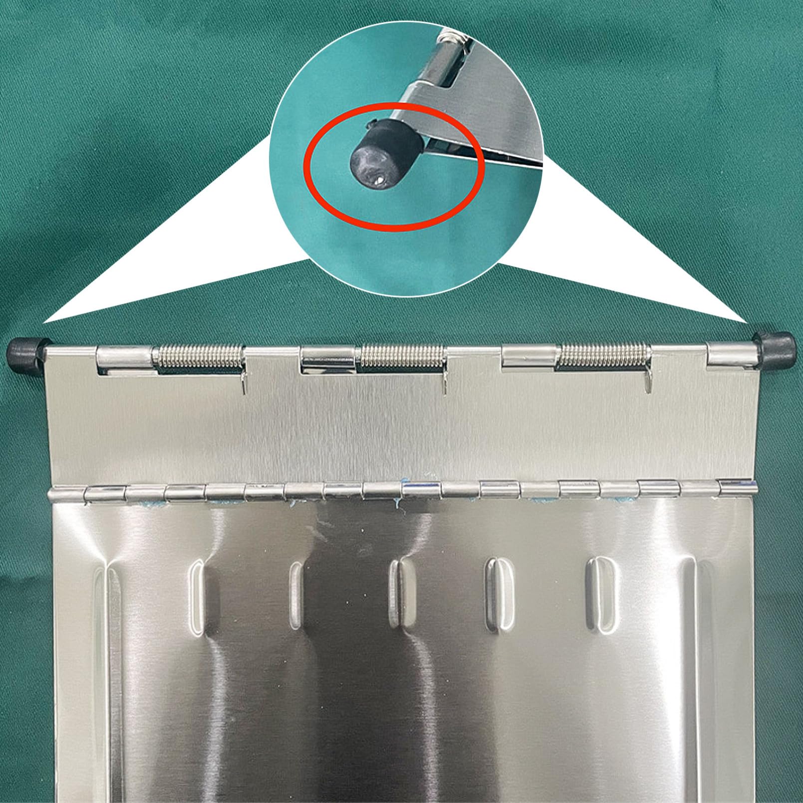 Klemmbrett für Pflegekräfte Robuste Dokumentenablage aus Edelstahl Klemmbrett für Aktenordner Praktischer Papierhalter mit Stilvollem Design
