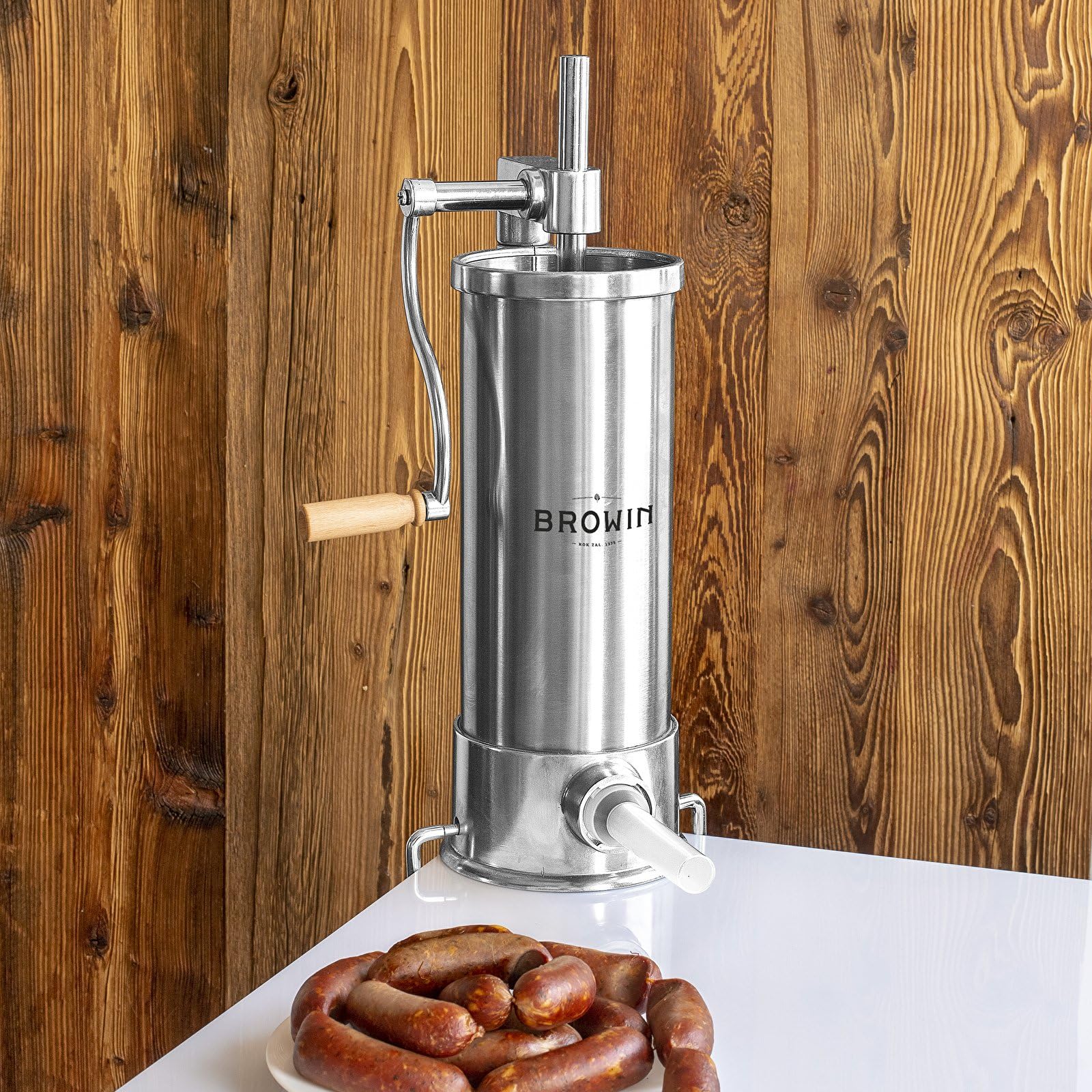 BROWIN® Manuell Wurstfüller aus Edelstahl 311006 1,5 kg – Bild 7