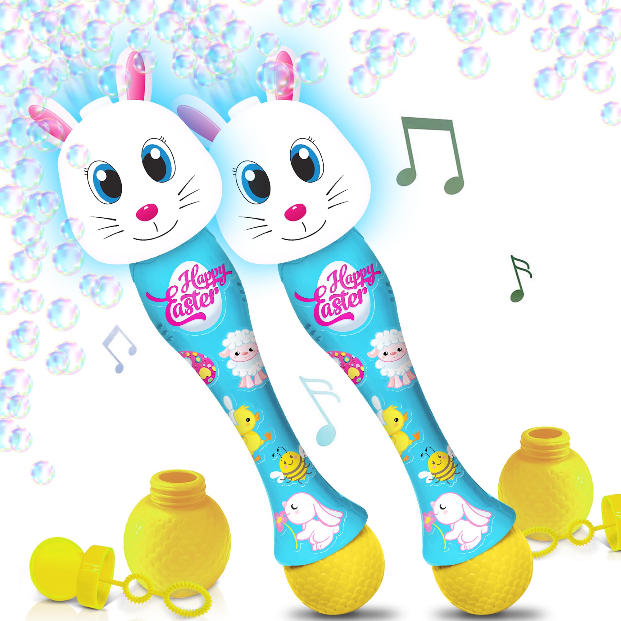Amazon.com: ArtCreativity Easter Bunny Bubble Wand (2 Pack