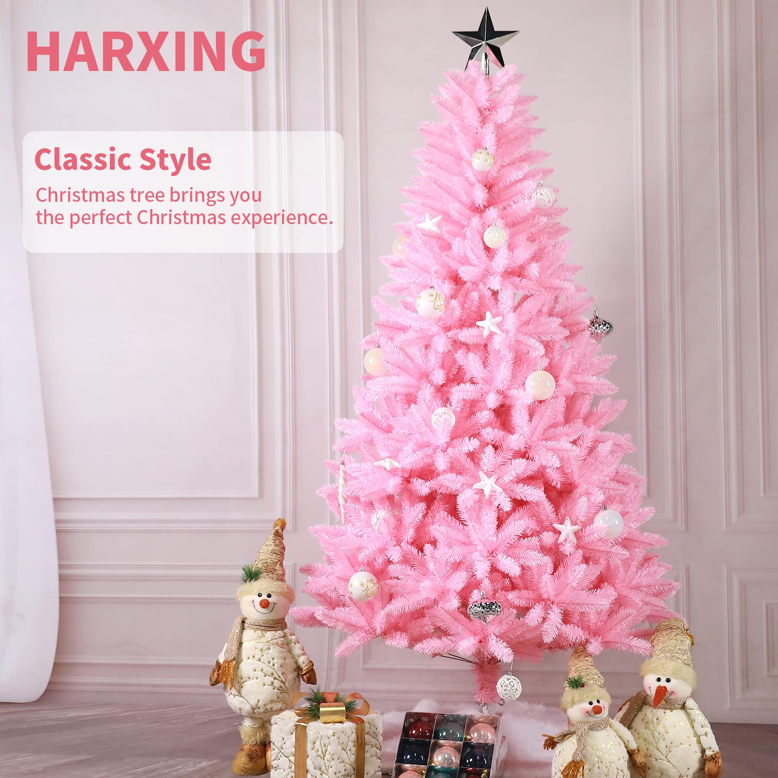 スノークリスマスツリー 180cm ピンク 617本枝 ヌード高濃密度ピンク