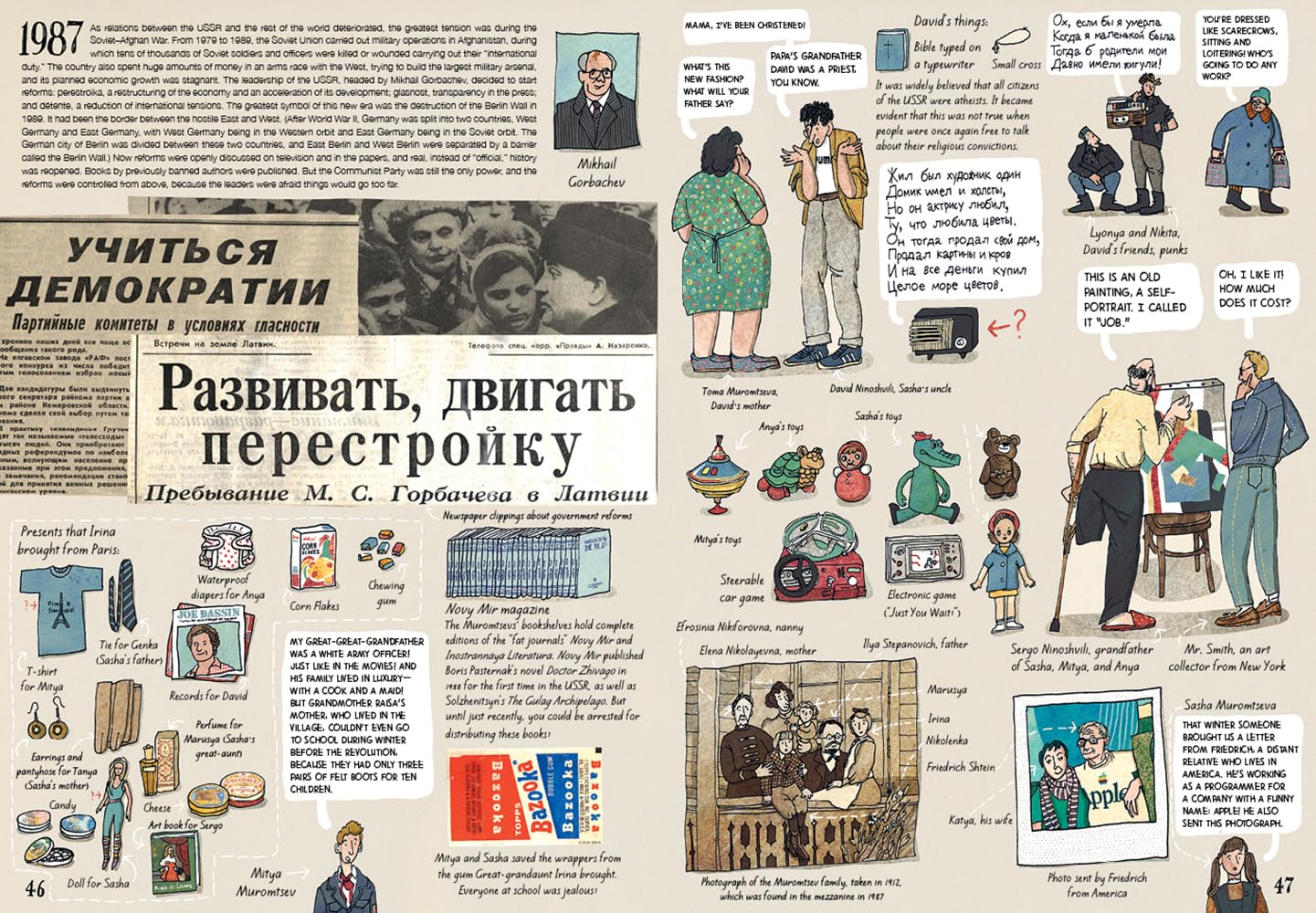 The Apartment: A Century of Russian History: 1: by Alexandra Litvina (Author), Anna Desnitskaya (Illustrator)
