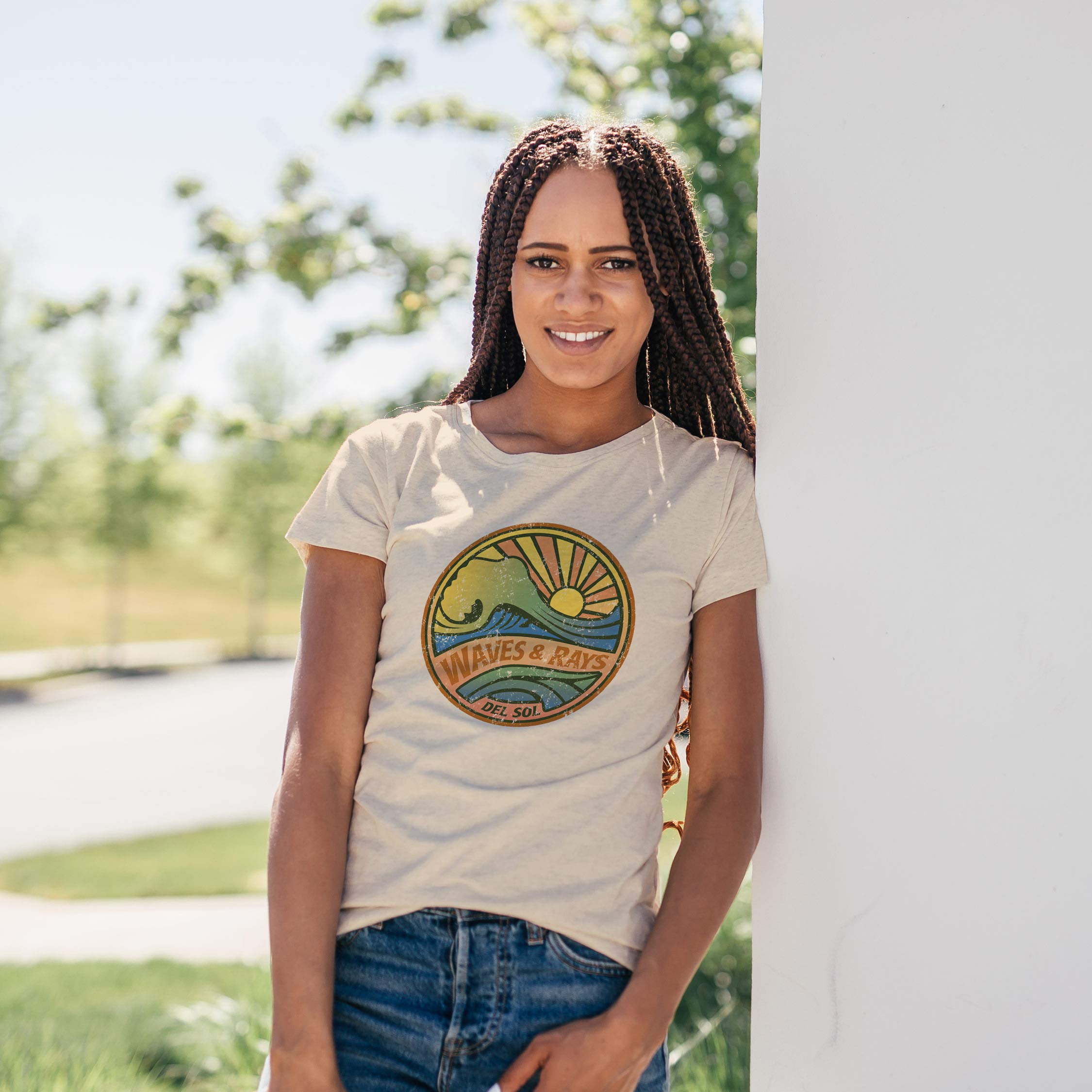 Del Sol T-shirt chłopięcy, beżowy, mały
