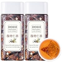 Vista 1 de DOZO Núcleo de azufaifo agrio Poria Cocos Té para dormir 8.46 oz240 g Té de buenas noches Semilla de azufaifa agria Lily Poria Malta de morera