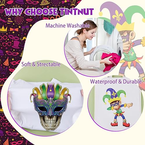 Miniatura 5 de Tintnut Calcomanías de hierro para camisetas de San Patricio  22 hojas de trébol verde para planchar para ropa bricolaje trébol adhesivo para