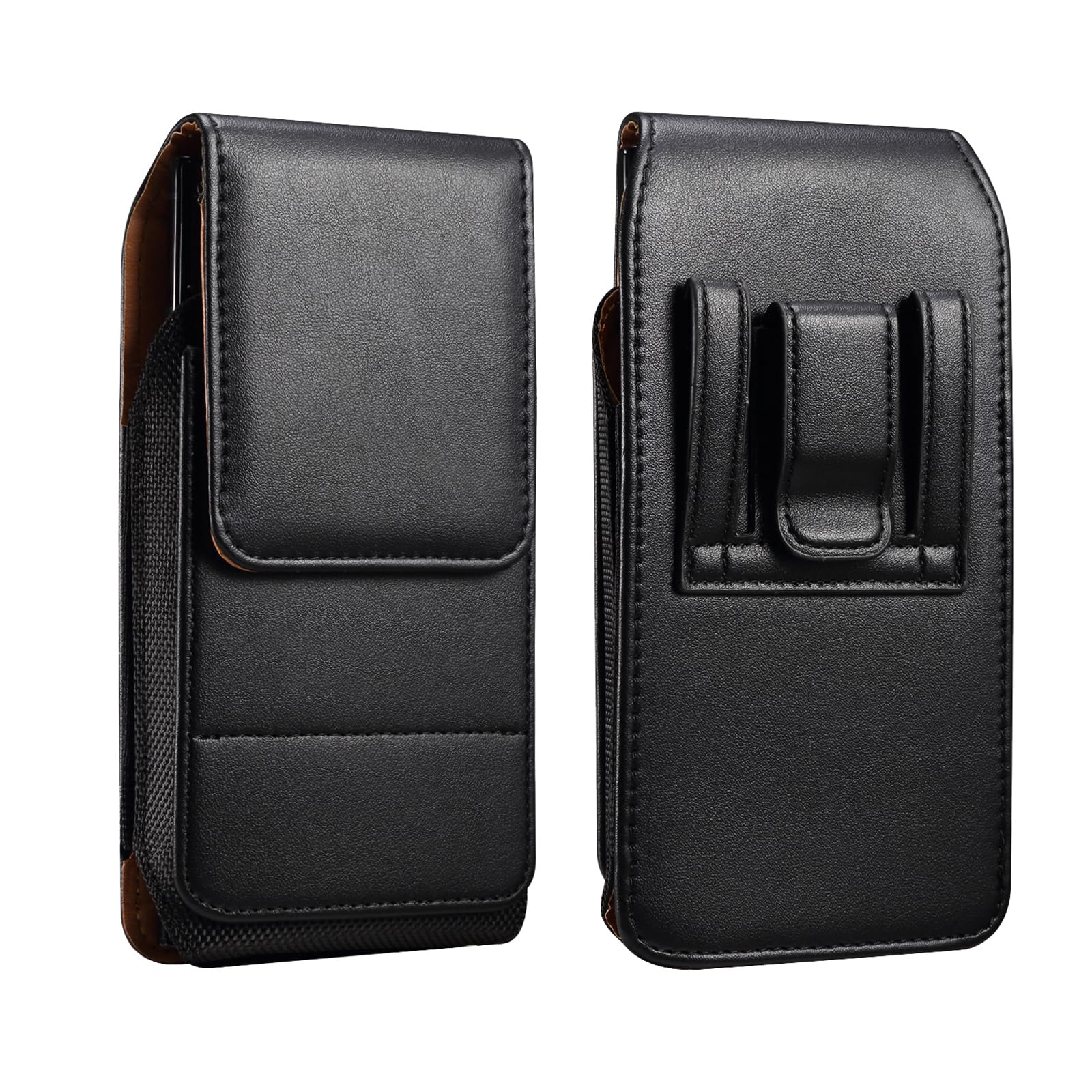 Cell Phone Holster with Belt Clip/Loops for iPhone 16 Pro Max, Moto G 5G, G Play, G Stylus 5G, E13, Edge, One 5G, Samsung Galaxy S21 Ultra, S24 FE,