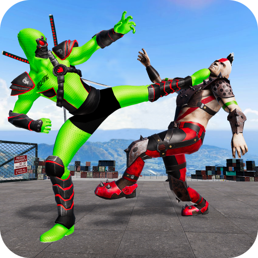 Green Ninja Superhero Game 3D (Games For Kids) Rope Frog Ninja Hero