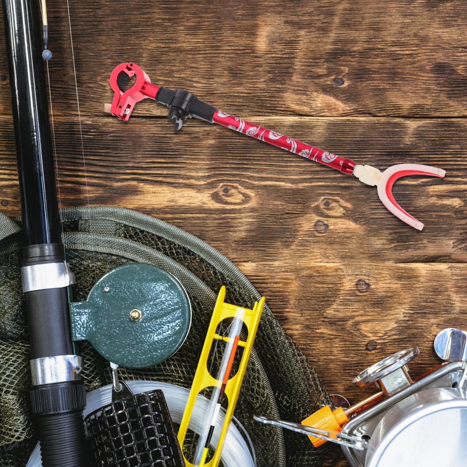 2 Pezzi Canna Base e Antiscivolo per Barche e Kayak per Stoccaggio Canna e Riduzione Stress Colore Casuale