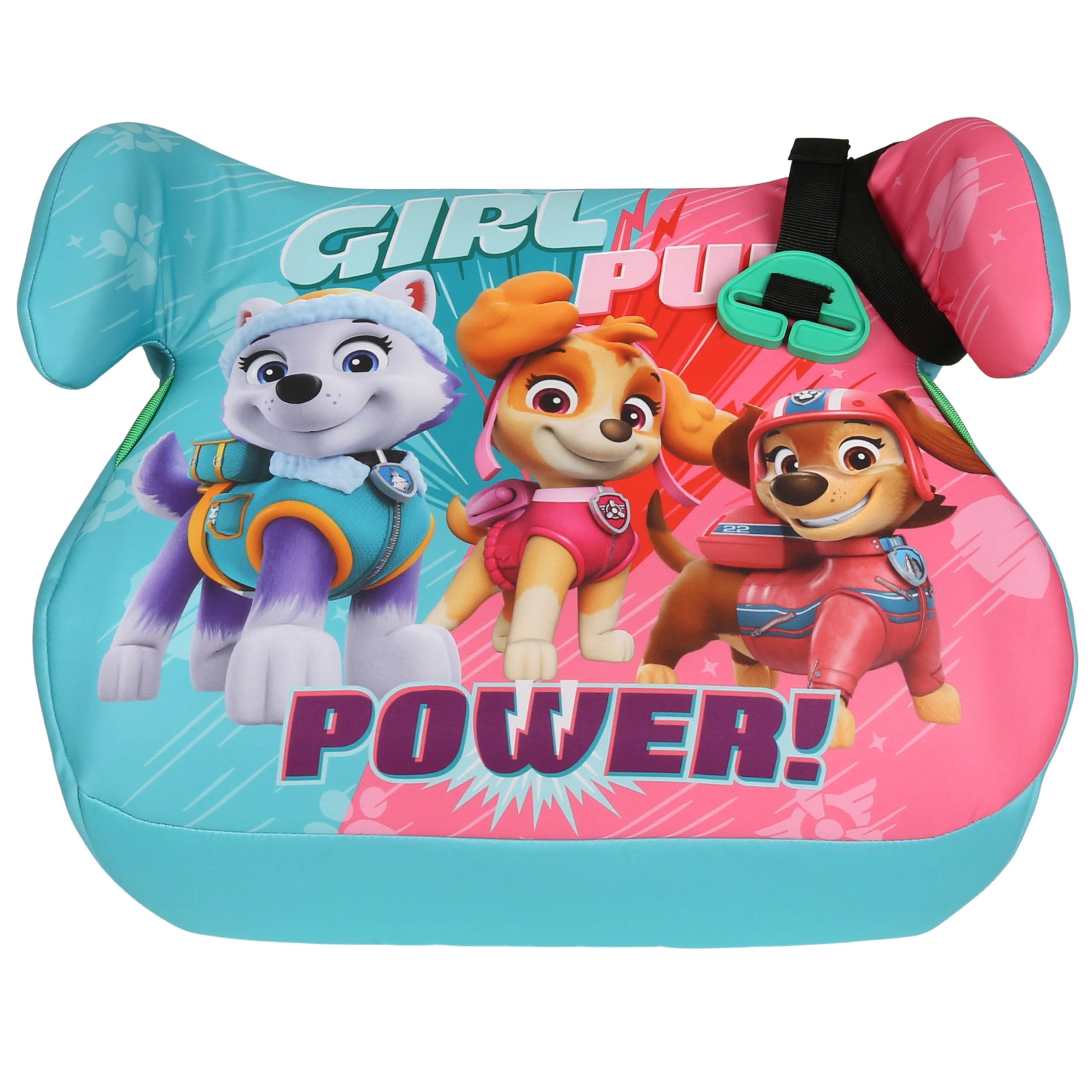 Paw Patrol Seggiolino per ragazzi, seggiolino auto, supporto per ragazze 15-36 kg, 125-150 cm