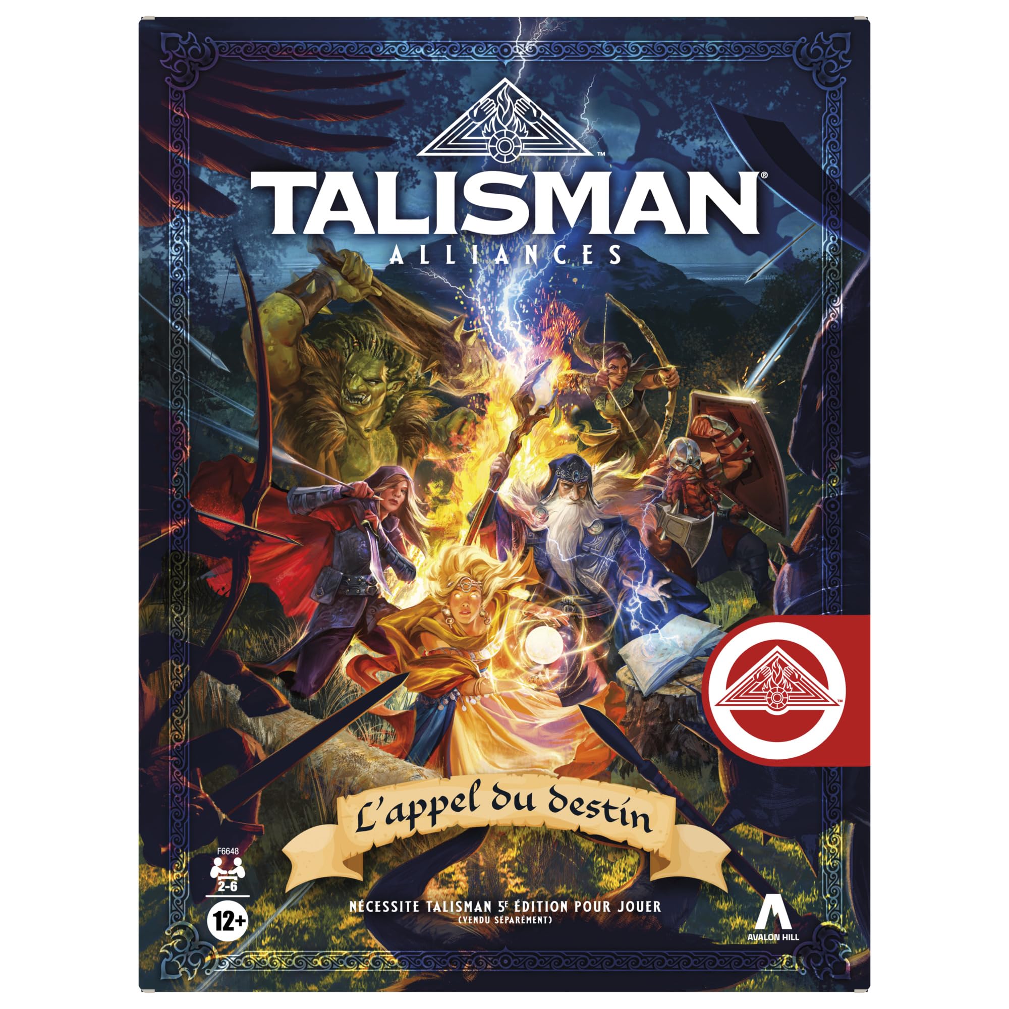 Juego de Mesa Talismán Alliancs: La Llamada del Destino, Juego de Mesa, extensión Talisman, Requiere Talisman 5ª edición para Jugar - Versión en español