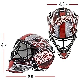 Franklin Sports NHL League Logo Detroit Red Wings Mini Goalie Mask