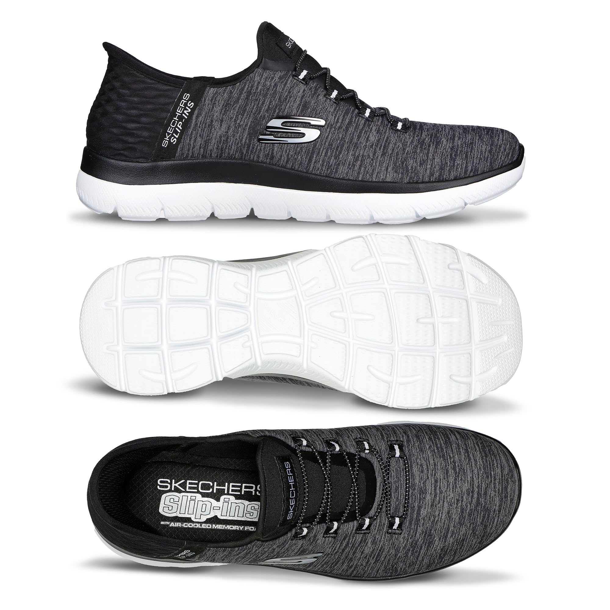 Skechers Women's Summits Dazzling Haze Hands Free Slip In Seakers