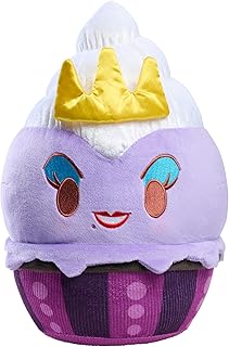Just Play Disney Munchlings Squeeze-A-Munch Large Lavender Scented Ice Cream Sundae Ursula 10-inch Plush, Kids Toys for Ages 0