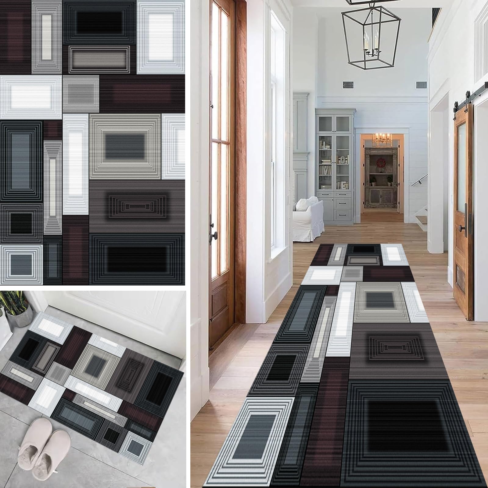 Tapis cuisine devant evier anti éclaboussures et lavable pour un sol sec et propre