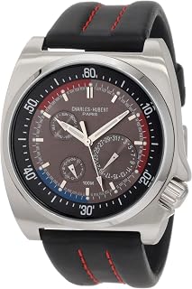 Charles-Hubert, Paris Men's 3744-B Premium Collection Stainless Steel Multi-Function Watch