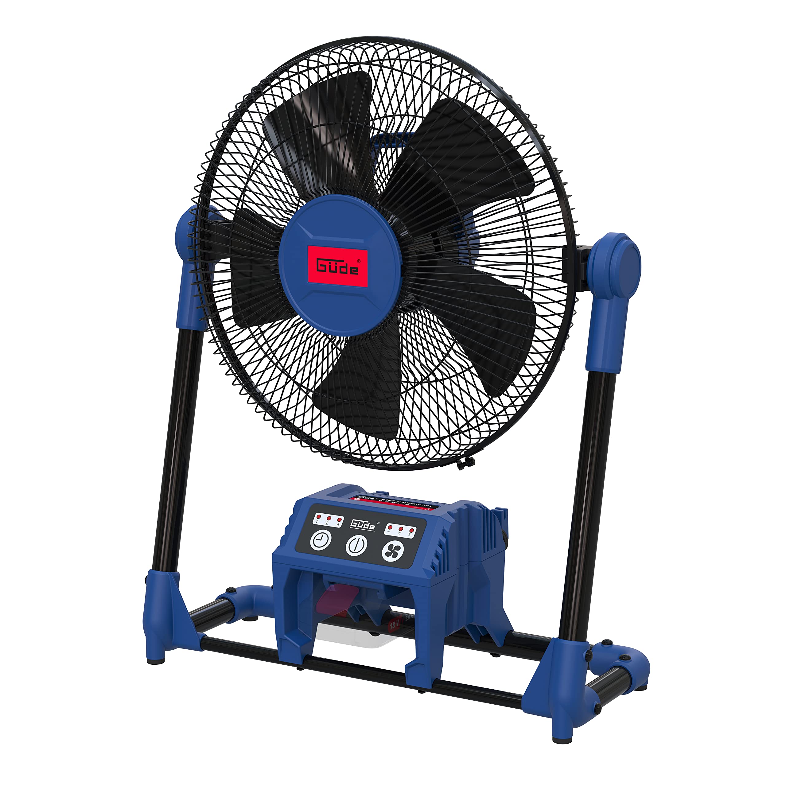 Güde Hybrid Akku-Ventilator (18 V Akku- oder 230 V Netzbetrieb