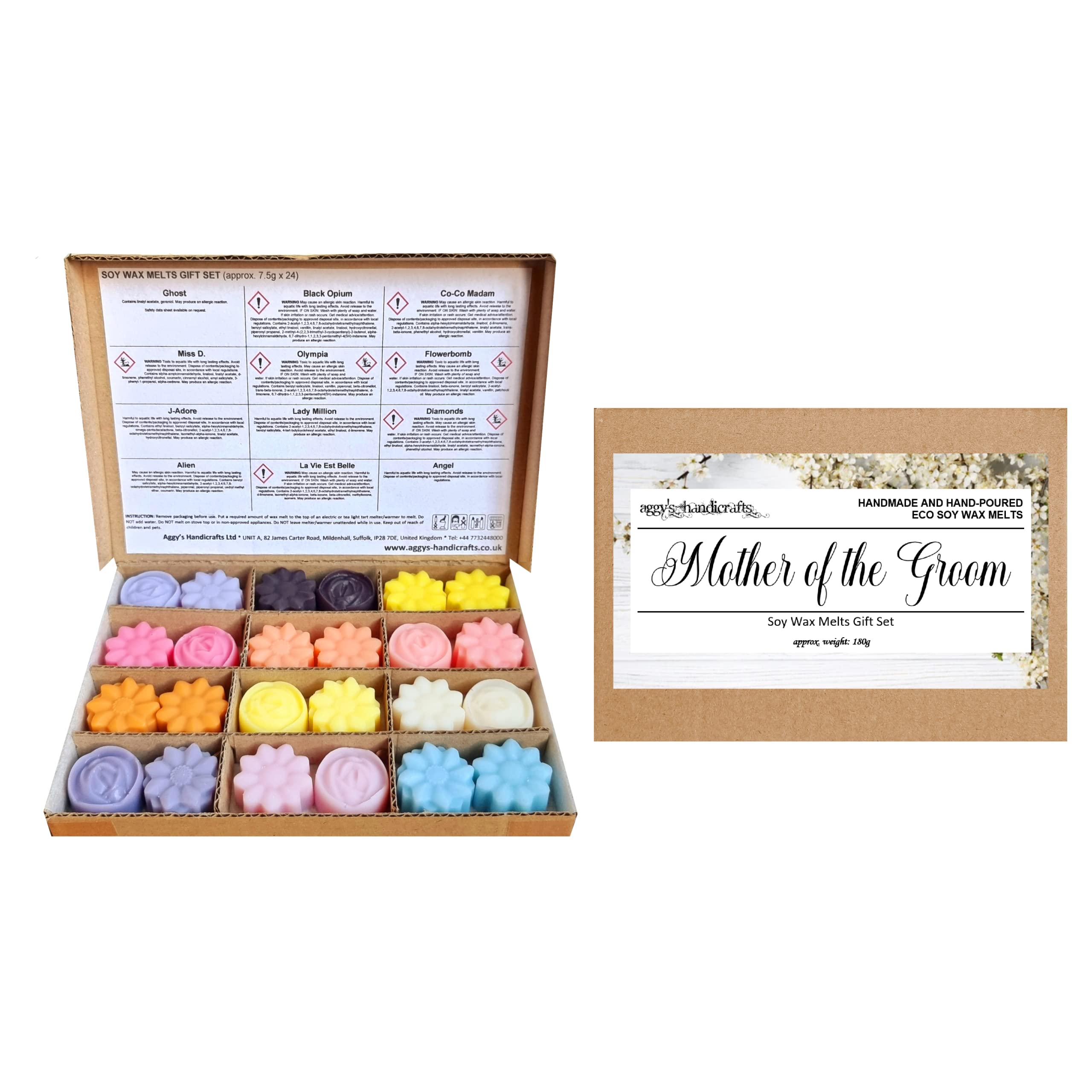 Mother of the Goom Sample Soy Wax Melts Gift Box (Approx. 180g) / Alien, Angel, Black Opium, Co-Co Madam, La Vie Est Belle, Olympia and More โ image 1