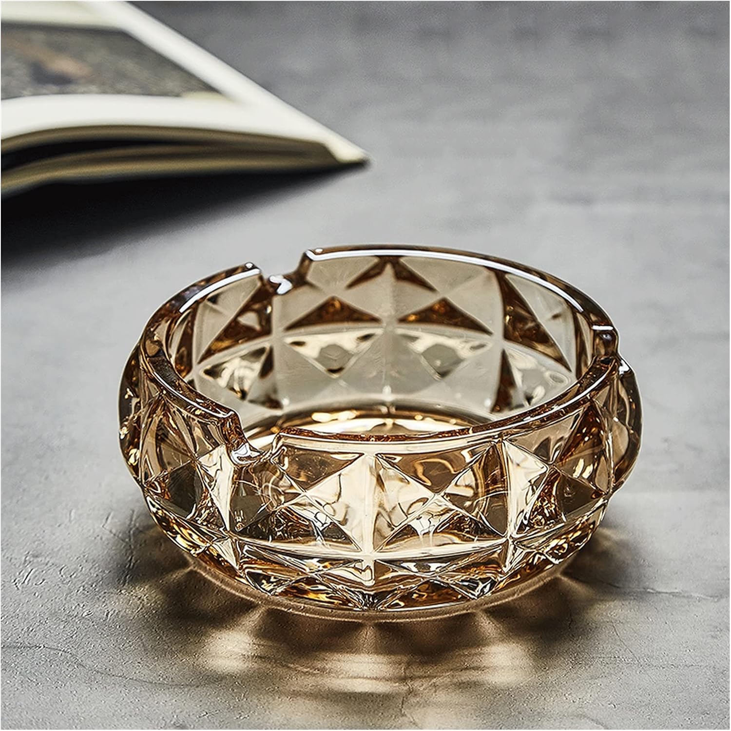 Ashtrays for Cigarettes Transparent Crystal Ashtray Without