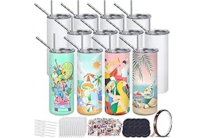 NEOACT Sublimation Tumblers: 12-Pack Perfection for Your Custom Creations