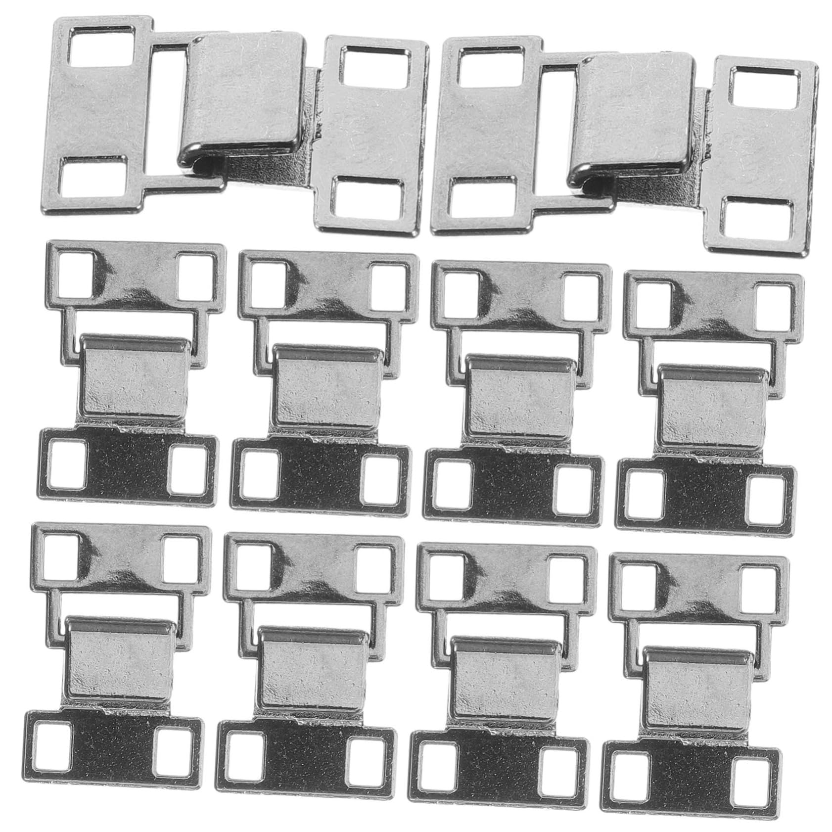 HAPINARY 50 Sets DIY Clothing Hooks Sufficient Pant Hooks for Sewing Garments Accessories Easy to Use and Eye Latch Set