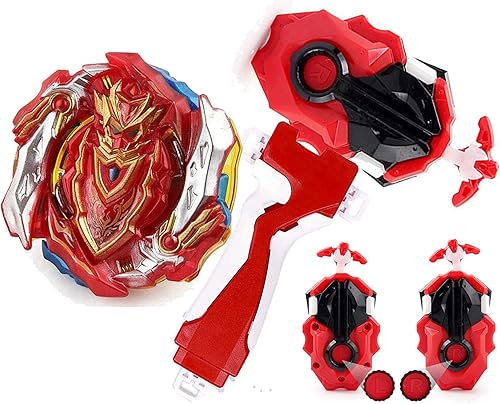 Miniatura 9 de Bay Blades para 8-12 B-184 Launcher Gaming Top Toys Booster B-170-01 Super King Death Diabolos 4T.Mr'1D Bey Battling Tops Burst Left Right Launcher