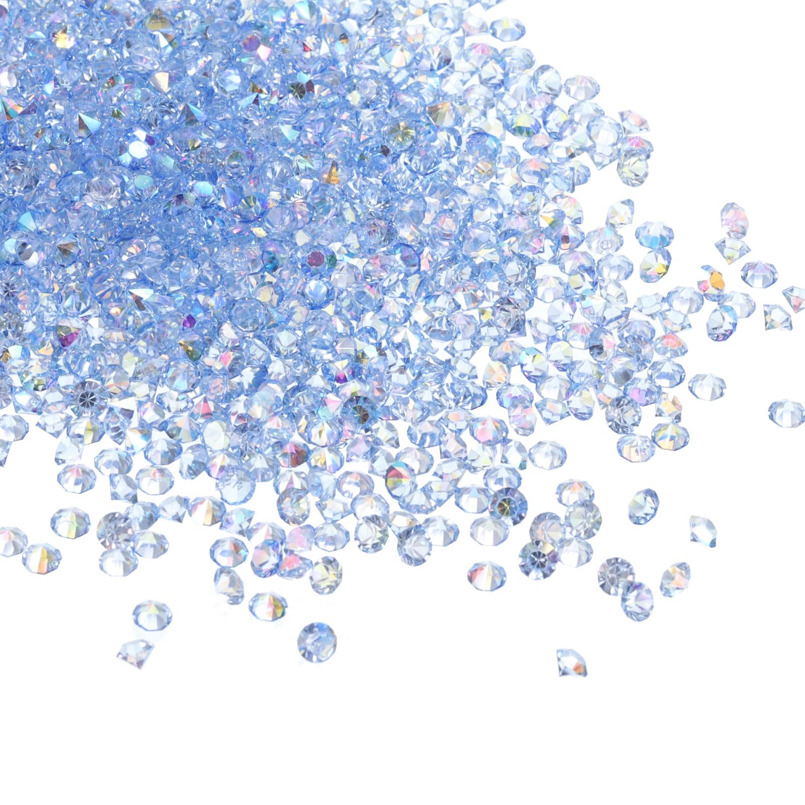 PATIKIL 14000Pcs Wedding Table Scatter Confetti Crystals 3mm Acrylic Diamonds Vase Fillers Gems for Table Centerpiece Decorations Bridal Shower Party