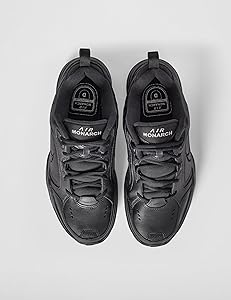 Nike Men's Air Monarch IV Cross Trainer, Black/Black, 6 X Nike Men's Air Monarch IV Cross Trainer, Black/Black, 6 X