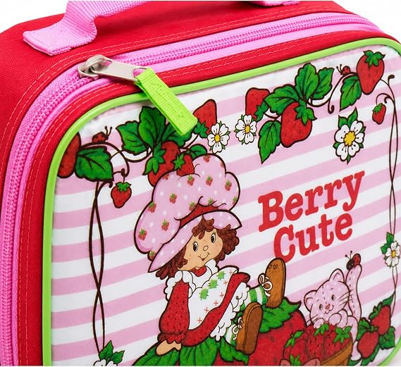 Fast Forward Strawberry Shortcake Rectangle Insulated Lunch Bag - Berry Cute