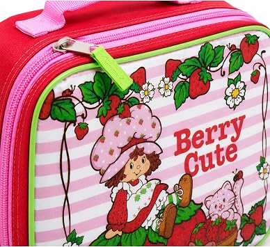 Fast Forward Strawberry Shortcake Rectangle Insulated Lunch Bag - Berry Cute