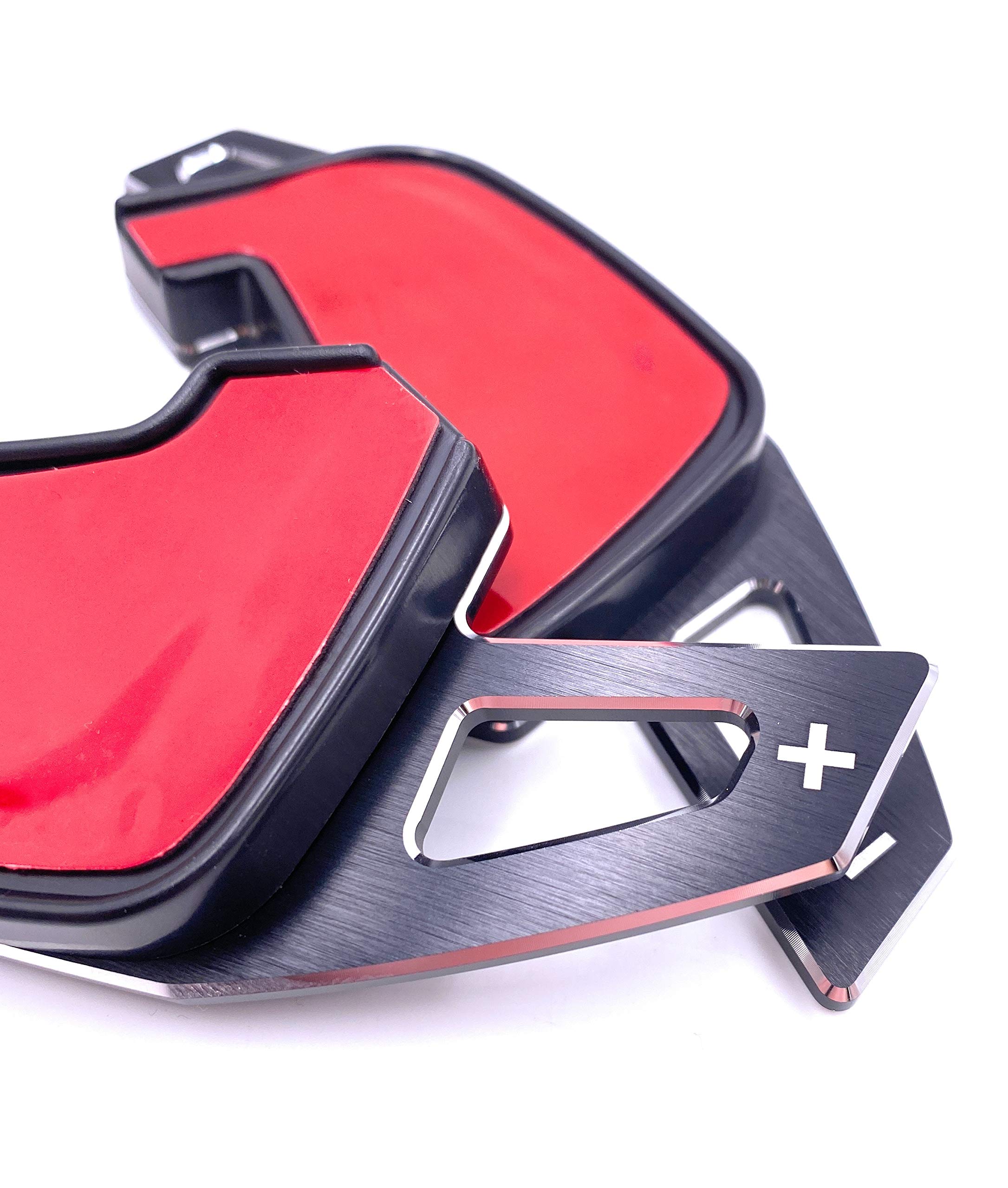 H-Customs Extension de palettes de changement de vitesse - Compatible avec Golf 7 seulement GTI R GTD Polo GTI 2018