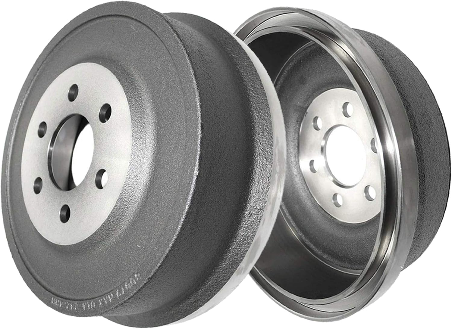Detroit Axle - Rear Brake Drums for 2000-2002 Dodge Dakota, 1998-2002 Durango, Brake Drums Set 2001 Replacement [12.87" Rear Drums]