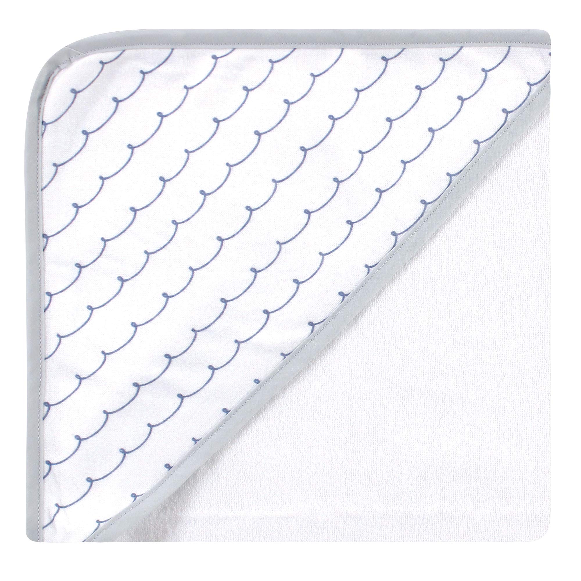 Hudson Baby Unisex Baby Cotton Rich Hooded Towels, Sailor Elephant, One Size