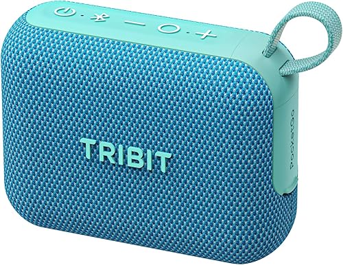 Miniatura 10 de Altavoz portátil Tribit PocketGo con Bluetooth, 20 horas de reproducción, IP68 resistente al agua/polvo, inalámbrico, BT6.0, para la ducha, sonido