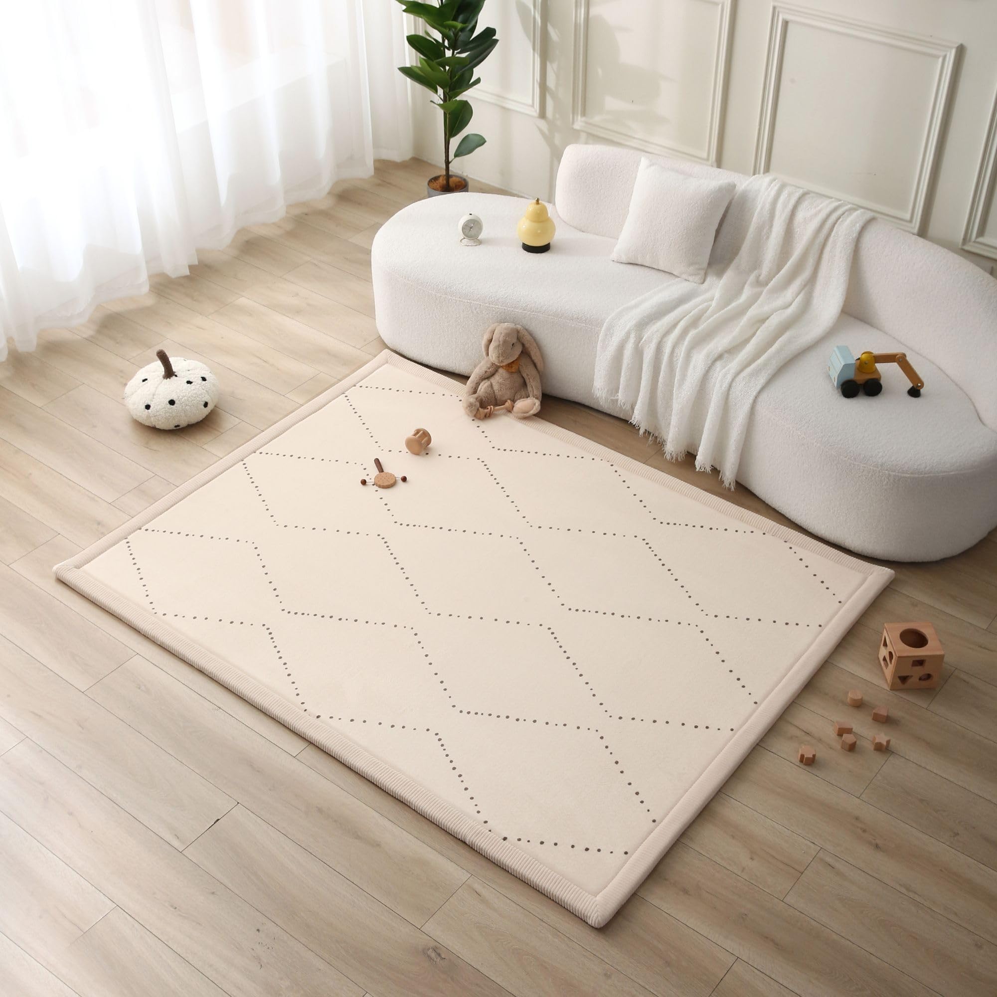 Hakuna Matte Wolkenweiche Samtmatte-Spielmatte Baby