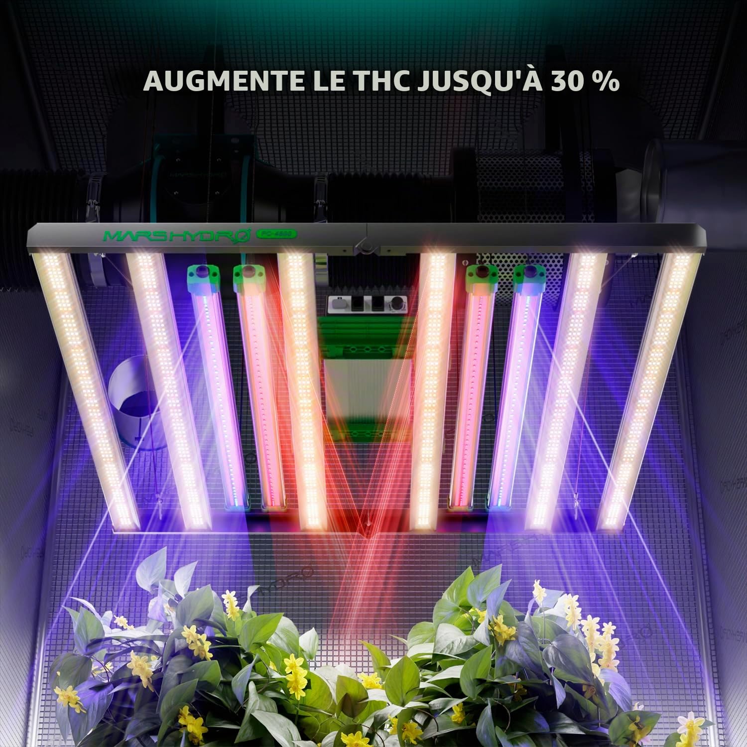 Lampe de Culture LED MARS HYDRO ADLITE UR3015 - Augmente le Rendement des Plantes, Renforce la Résistance aux Maladies et Ravageurs, Favorise la Croissance et la Floraison