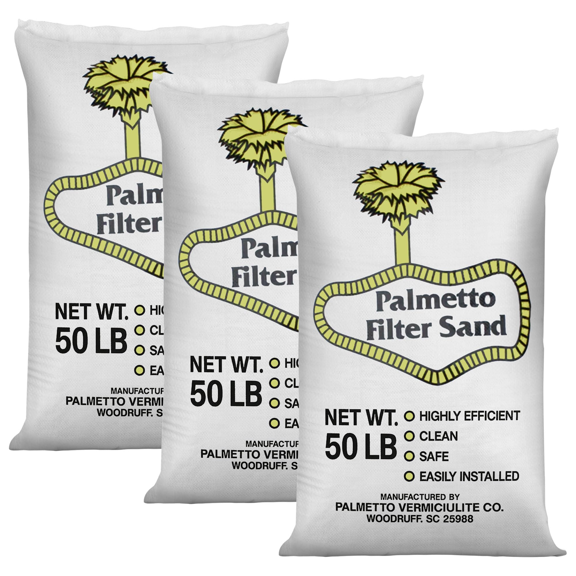 Palmetto 3-Pack Pool Filter Sand