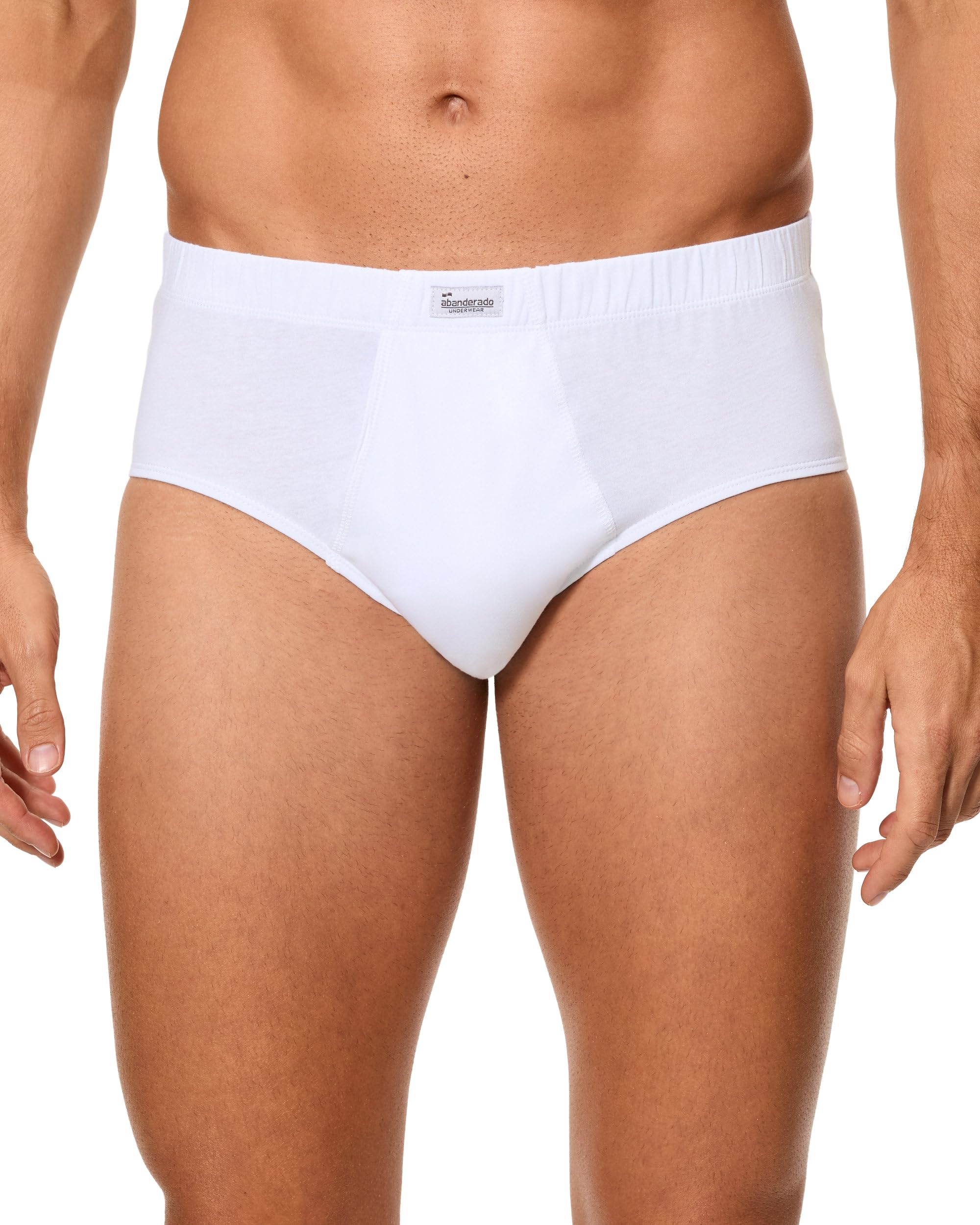 Abanderado Pack Slip Esenciales Algodón 100% Slip Abierto Hombre (Pack de 4)