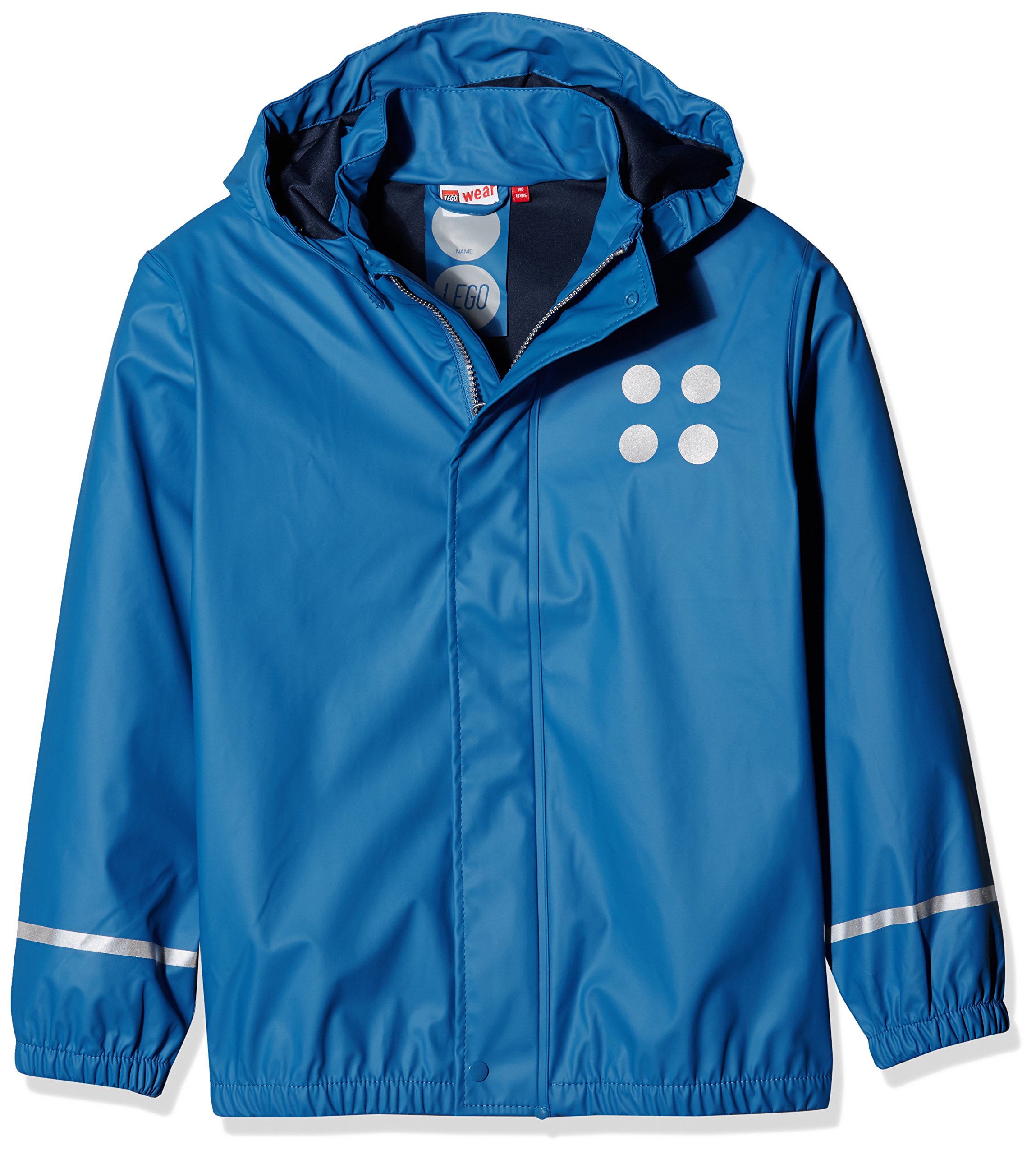 Kabooki Boys Blue Legowear 'S Lego Jonathan 101 - Rain Jacket Plain Rain Jacket, 4 Years (Manufacturer Size:104)