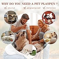 Vista 8 de Vongrasig Jaula de perro indestructible resistente de 48/38 pulgadas, doble puerta, a prueba de escape, jaula de metal mejorada, jaula extra grande