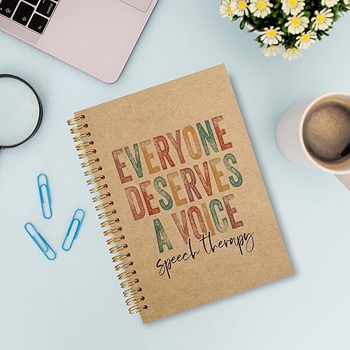 Miniatura 7 de Everyone Merves a Voice Speech Therapy - Cuaderno en espiral de 5.5 x 8.3 pulgadas, cuaderno de espiral de tapa dura con forro colorido, regalos