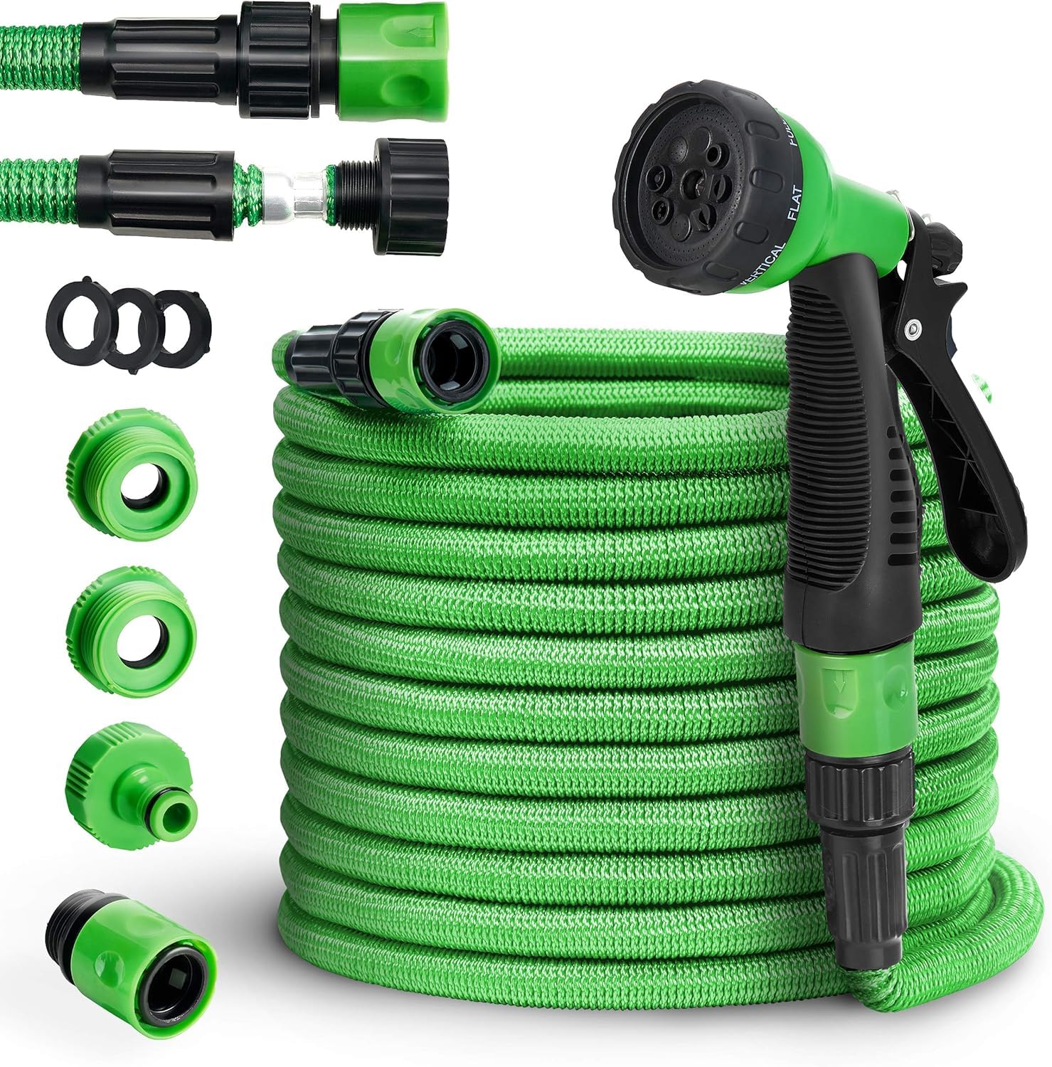 tillvex flexiSchlauch - Flexibler Gartenschlauch 30m ausgedehnt