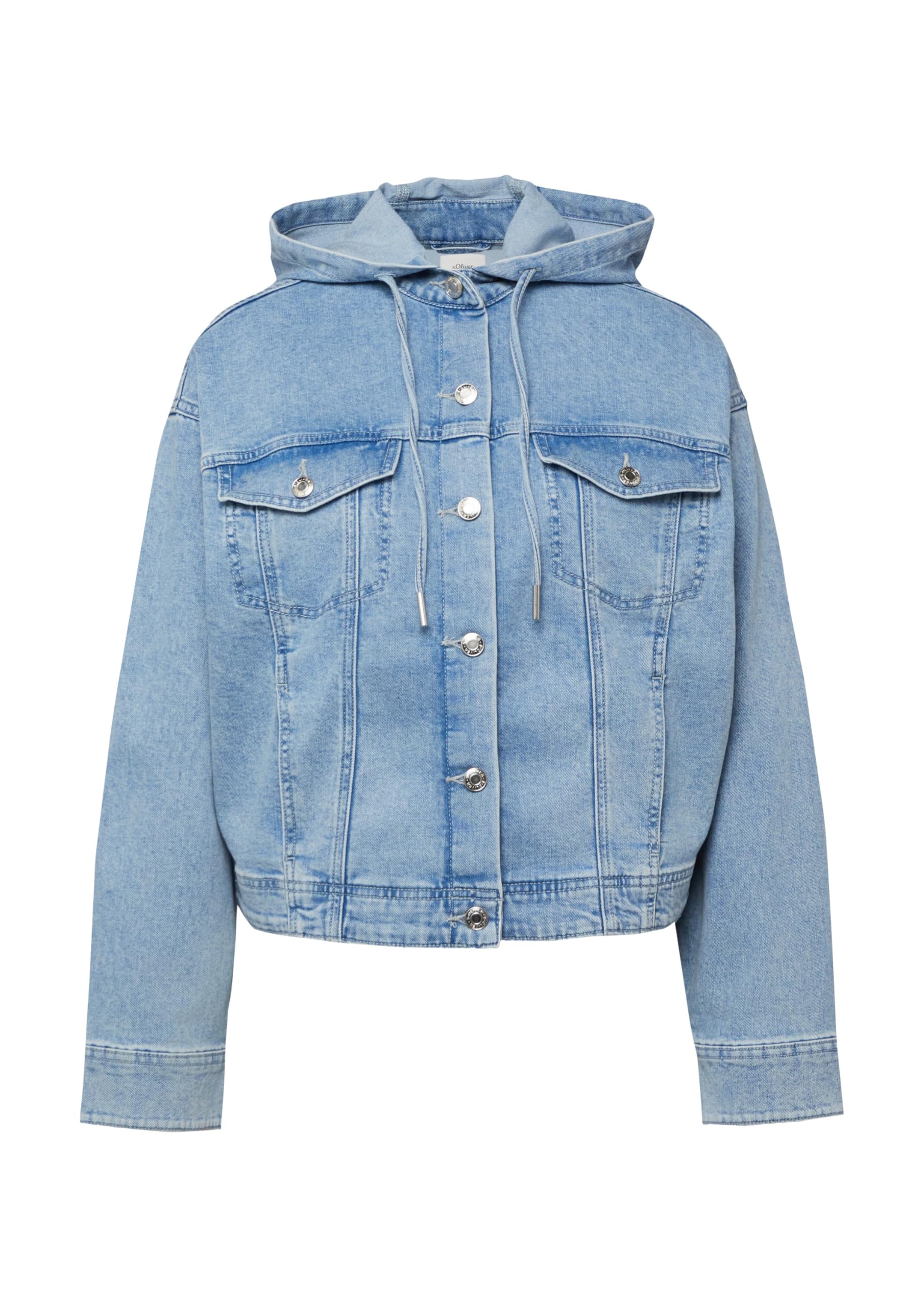 s.Oliver Denim-Jacke mit Kapuze im Relaxed Fit
